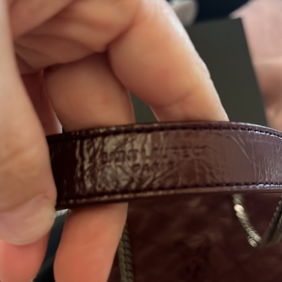 YSL burgundy small Crossbody bag - Picture 7 of 8